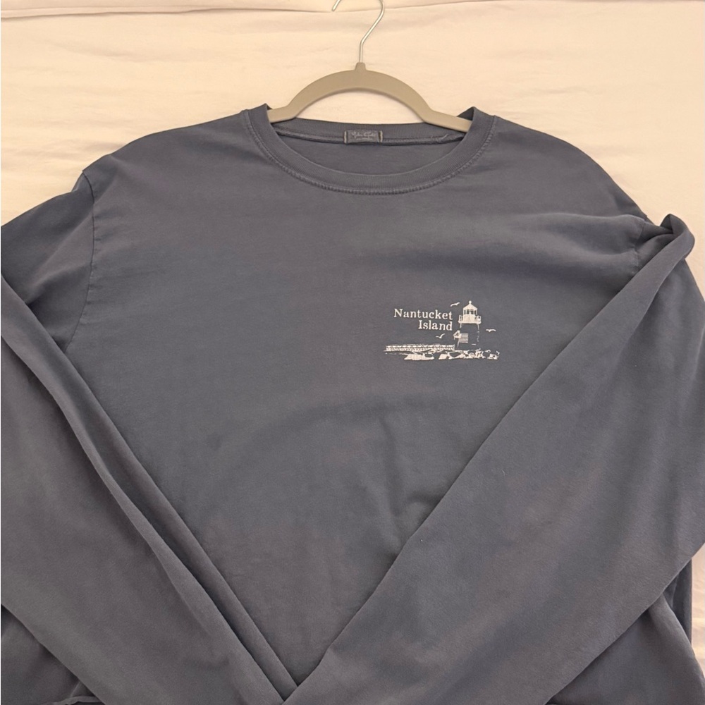 Brandy Melville Slate Blue Long Sleeve Tee
